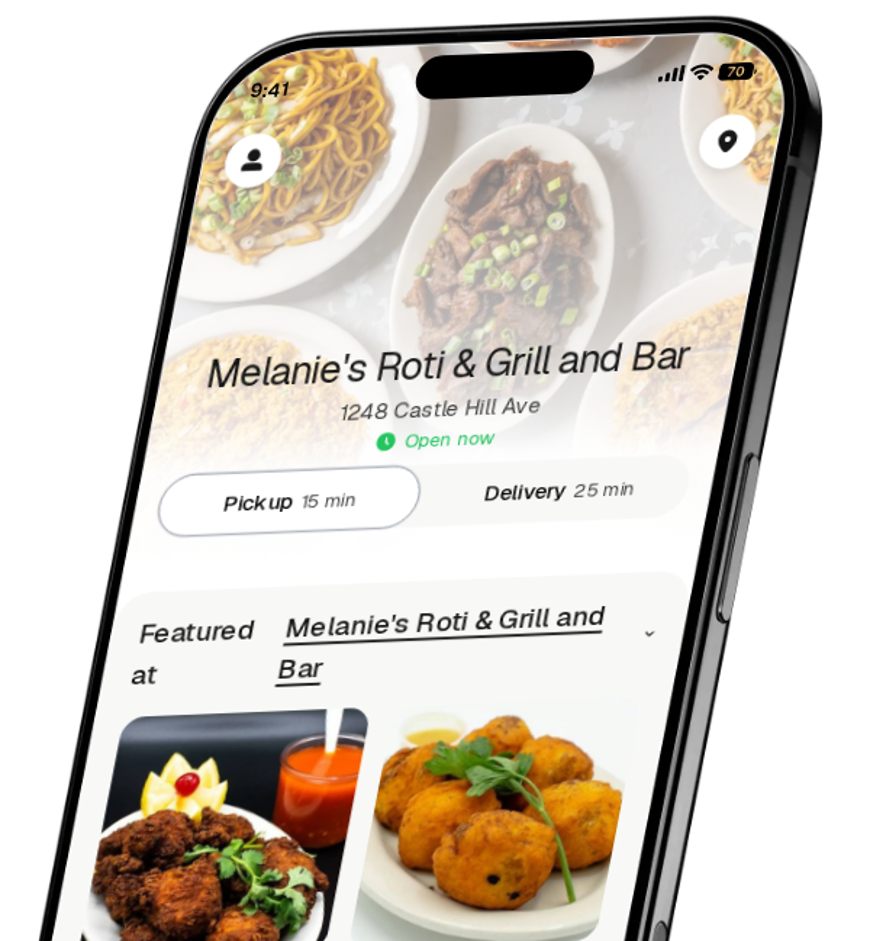 Melanie's Roti & Grill and Bar app preview