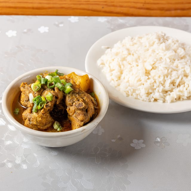 Chicken Curry with Rice.