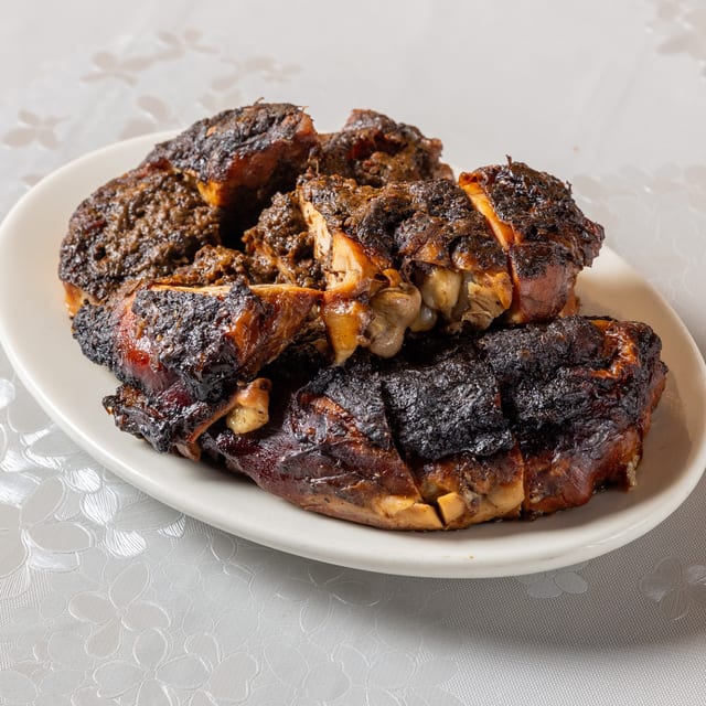 Small Jerk Chicken.