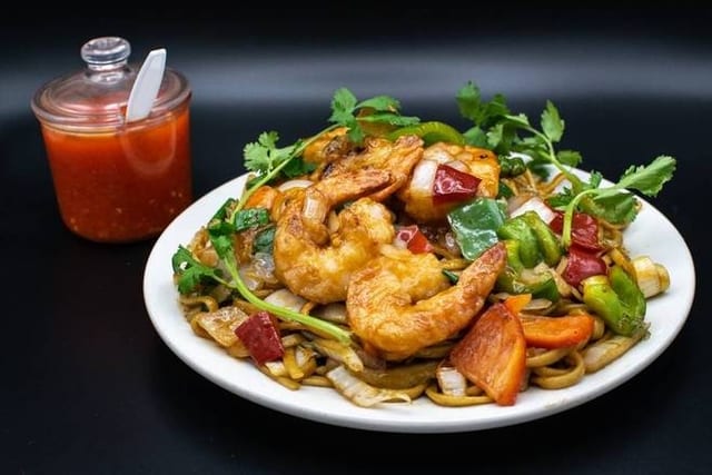 Shrimp Lo Mein.